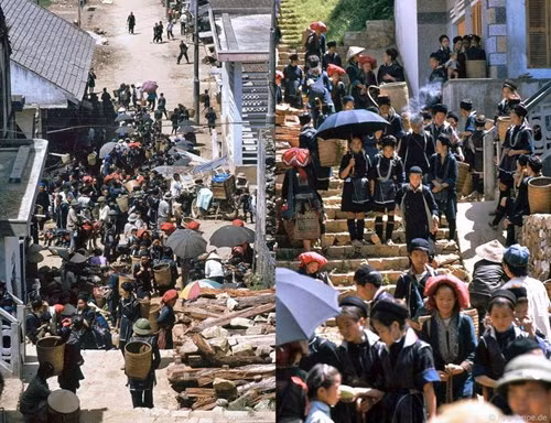 Chợ Sa Pa là nơi tập trung rất đông đồng bào dân tộc đến trao đổi buôn bán.