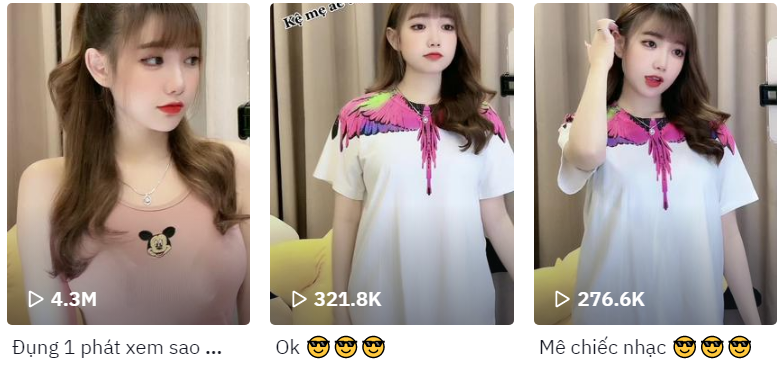 Tiktoker Thu Trang cuc xinh khien cong dong mang “xuyt xoa” khen ngoi