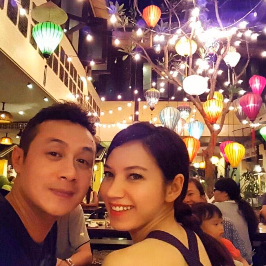 Nhan sac vo xinh dep tung thi hoa hau cua MC Anh Tuan-Hinh-9