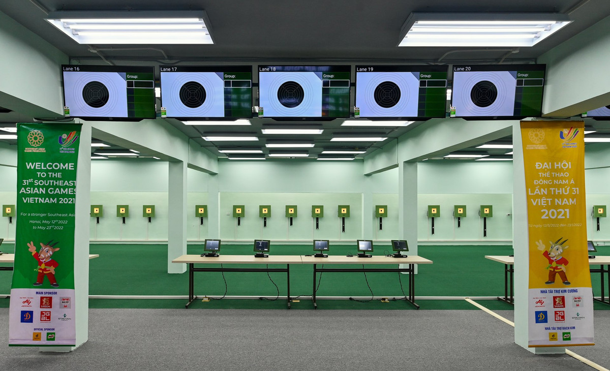 Trường bắn tại Trung tâm huấn luyện thể thao quốc gia Hà Nội (quận Nam Từ Liêm) được cải tạo nâng cấp với những trang thiết bị đáp ứng quy chuẩn quốc tế. Môn bắn súng sẽ diễn ra từ ngày 15-22/5 với 22 bộ huy chương được trao.