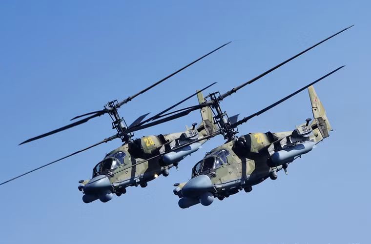 Trực thăng tấn công hạng nặng Ka-52.