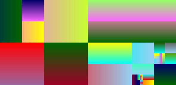 Into Time. Nó sẽ hiện ra một màn hình màu sắc, mỗi lần bạn click chuột vào các hình trên đó sẽ được chia đôi. Đơn giản bạn chỉ cần ngồi và xem màu sắc chuyển đổi, pha trộn trước mắt mình.