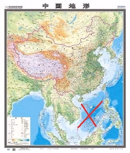 Ban do co TQ khong co Hoang Sa, Truong Sa... toi nuot tron Bien Dong