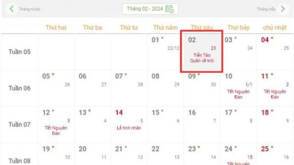 Cung ong Cong ong Tao nam Giap Thin 2024 vao ngay, gio nao dep nhat?-Hinh-2