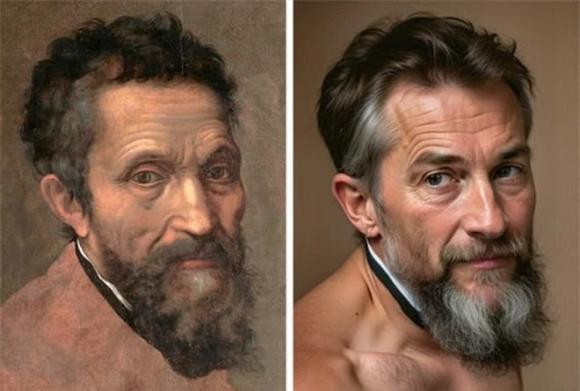 Dung AI phuc che chan dung Newton, Napoleon, bat ngo dung mao-Hinh-15