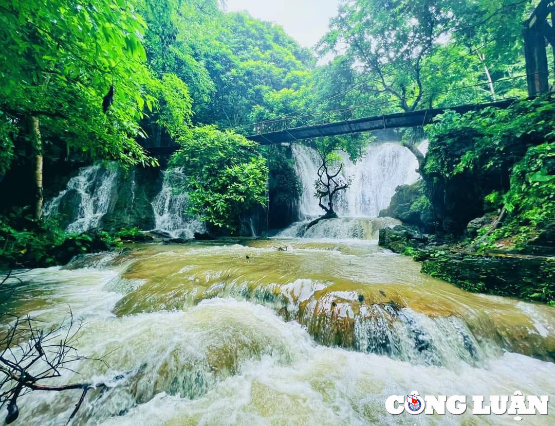 Kham pha ve dep tua tranh ve cua thac Voi xu Thanh