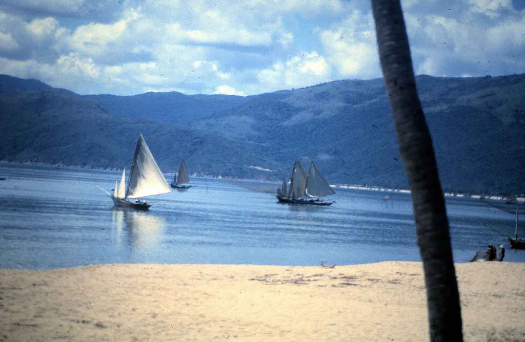 Khung cảnh nhìn từ biệt thự của nhân viên MACV (Bộ chỉ huy Viện trợ Quân sự Mỹ tại Việt Nam) bên bờ biển Quy Nhơn. Ảnh: Warren Balish.