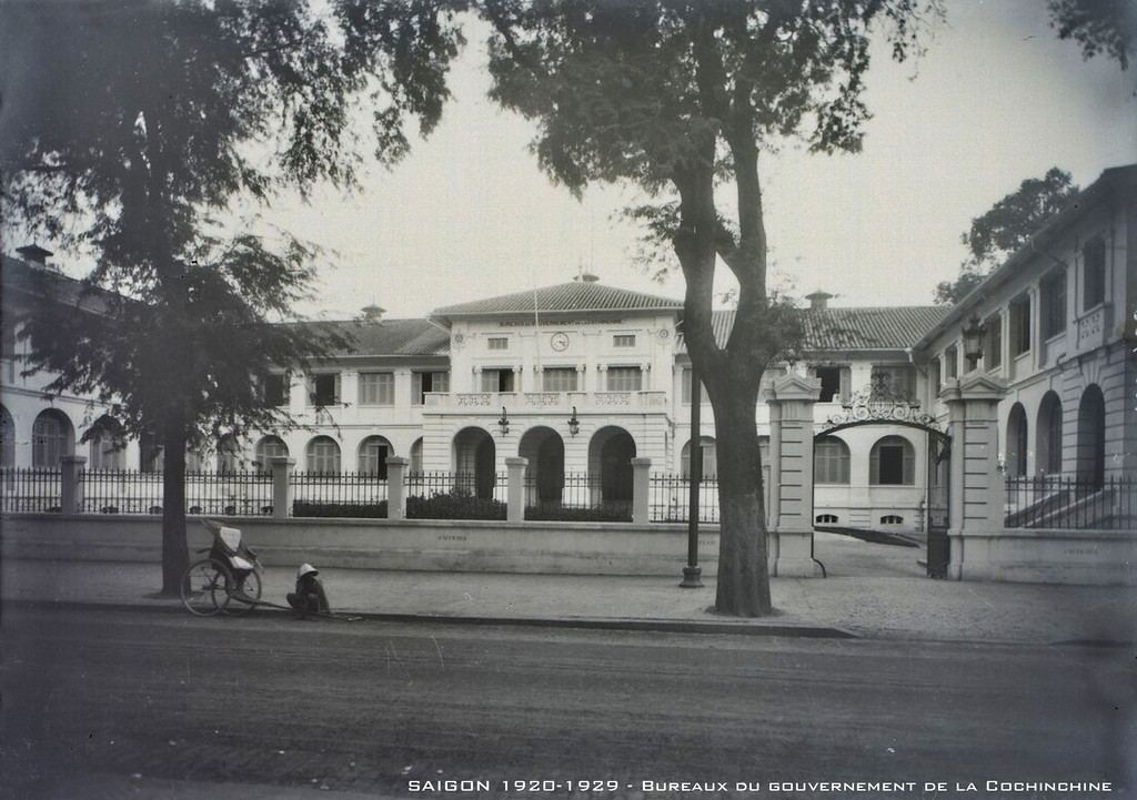 Toàn cảnh Dinh Thượng thư Nội vụ thập niên 1920. Ảnh tư liệu.