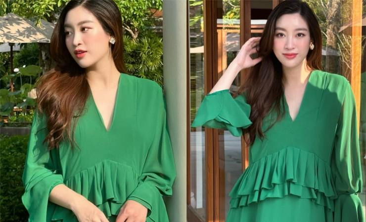 ấy chồng chủ tịch CLB Bóng đá Hà Nội, hoa hậu Đỗ Mỹ Linh khoe loạt ảnh do ông xã chụp.