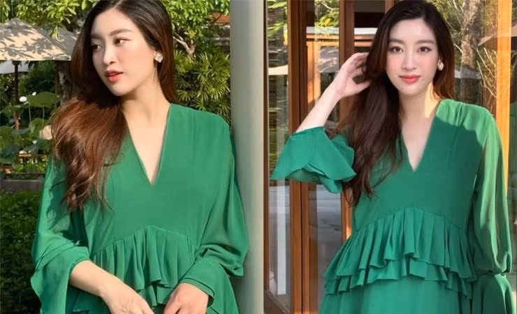 Lấy chồng chủ tịch CLB Bóng đá Hà Nội, hoa hậu Đỗ Mỹ Linh khoe loạt ảnh do ông xã chụp.