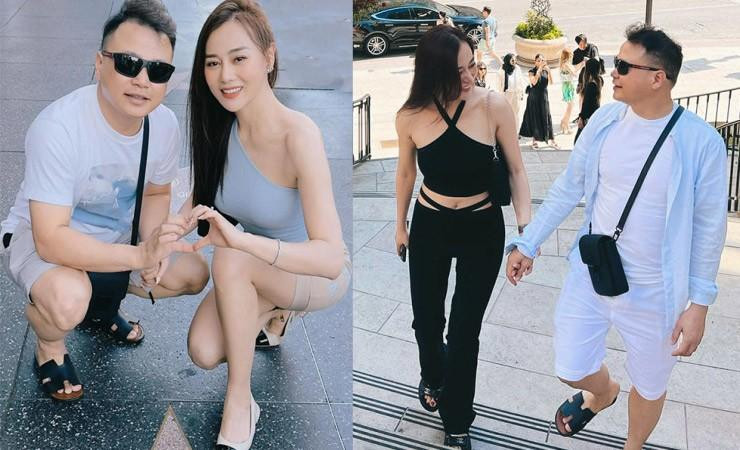 ữ diễn viên chọn lựa giày bệt vừa để thoải mái khi di chuyển vừa là một lựa chọn tinh tế vì khoảng cách chiều cao của hai vợ chồng.