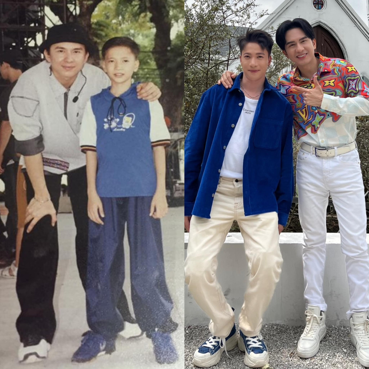 ST Sơn Thạch chia sẻ về bức ảnh ngày ấy và bây giờ cùng anh Bo Đan Trường.