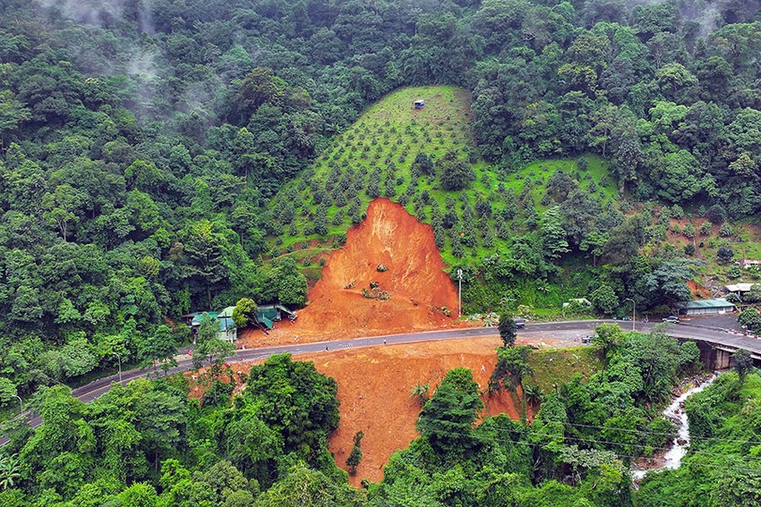 Lam Dong tap trung ra soat, xu ly cac diem sat lo