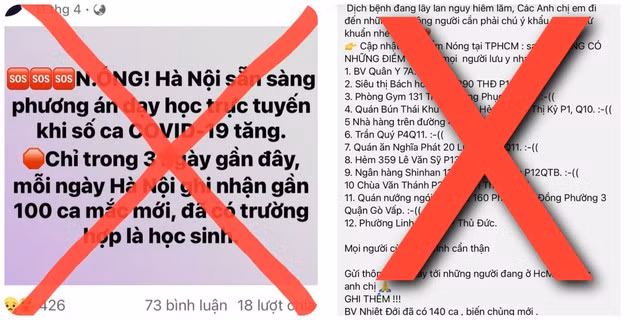 Co y lan truyen tin gia ve dich benh COVID-19: Co the bi xu len den 07 nam tu