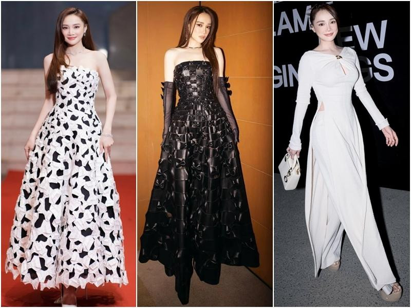 Nha Phuong gay tranh cai vi mac vay nhu dap men di su kien-Hinh-8