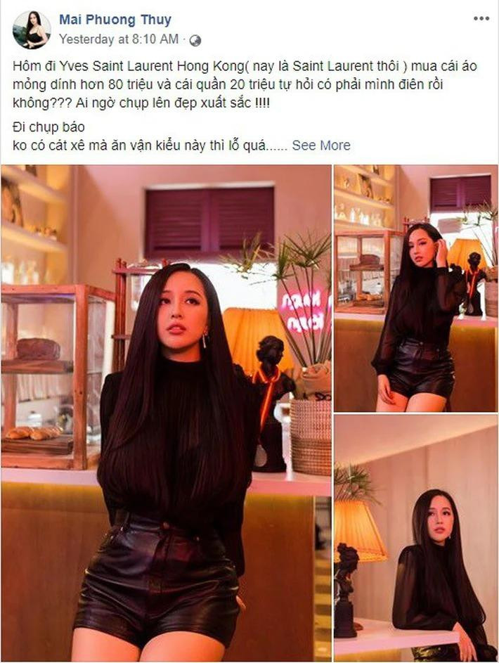 àng Hậu bộc bạch "tự hỏi có phải mình điên rồi không" khi mua chiếc áo mỏng dính mà giá tận 80 triệu. Nếu không mặc đi chụp thời trang và nhận ra đẹp ngoài sức tưởng tượng, có lẽ đây sẽ là món đồ tiếp theo bị cô bỏ xó.