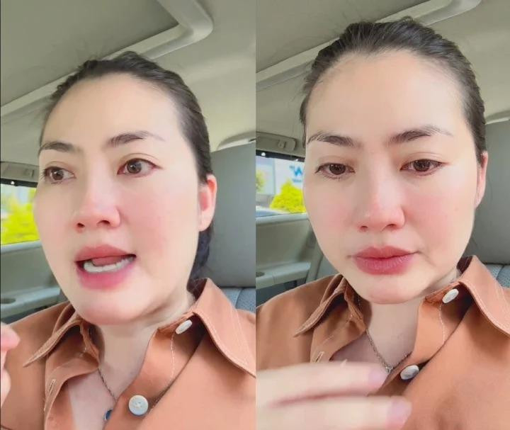 Ngoc Lan khoc nuc no tren livestream, lo so mat hang ty dong