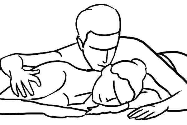 18. Một ví dụ tốt cho thấy rằng có thể chụp cặp đôi khi họ nằm ở hai vị trí bất đối xứng với nhau.