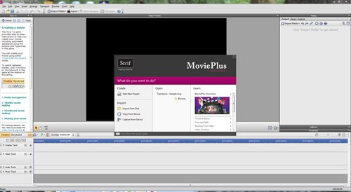  7. MoviePlus Starter Edition. Để sử dụng, bạn cần phải đăng ký với hãng Serif trước khi tải phần mềm MoviePlus Starter Edition về, sau đó chú ý trong quá trình cài đặt để tránh các phần mềm quảng cáo. MoviePlus Starter Edition chỉ hỗ trợ giới hạn vài định dạng tập tin cơ bản như AVI và WMV, tuy nhiên sau khi đã làm quen với ứng dụng này thì bạn sẽ cảm thấy đây là một trình biên tập video mạnh mẽ không ngờ.