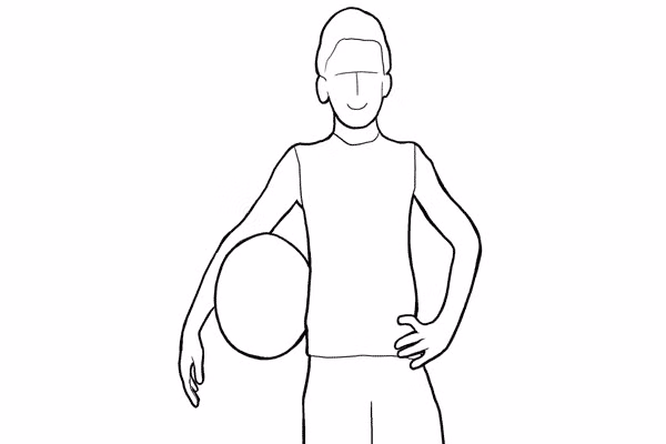 16. Nếu một cậu bé hoặc một cô bé thành thạo một số môn thể thao (bóng rổ, bóng đá, quần vợt...), bạn có thể có một chân dung đặc biệt của bé với các đạo cụ tương ứng.