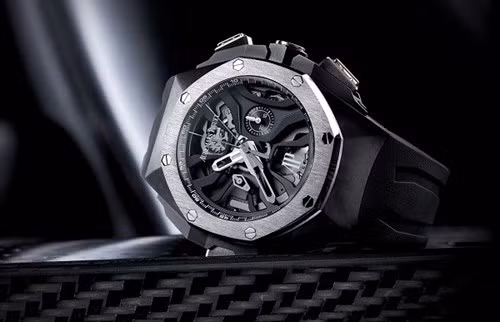  10. Audemars Piguet Concept Laptimer - Giá: 230.000 USD. Được hãng Audemas Piguet dành những 3 năm chế tác dựa theo lời thách thức của nhà đương kim vô địch thế giới môn đua xe công thức 1, Michael Schumacher, yêu cầu 1 chiếc đồng hồ cơ khí, có thể đo chính xác thời gian hoàn thành vòng đua của mình. Với thiết kế mạnh mẽ đi kèm với chức năng flyback và bấm giờ luân phiên liên tiếp, Royal Oak Concept Laptimer Michael Schumacher còn có nhiều ý nghĩa biểu tượng. Ví dụ, chỉ có 221 chiếc được xuất xưởng, tượng trưng cho số điểm mà Michael Schumacher giành được trong sự nghiệp thi đấu của mình. 