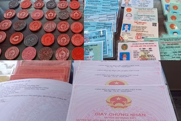 Bat bang nhom chuyen lam gia giay to, the cong an lien tinh-Hinh-2