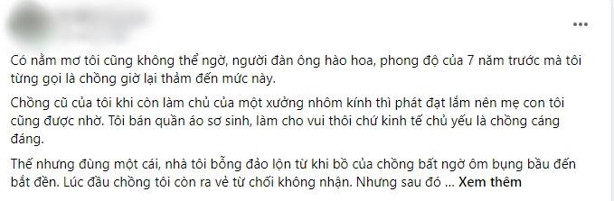 Chong cu nhech nhac deo con di giao hang nhin ma the tham