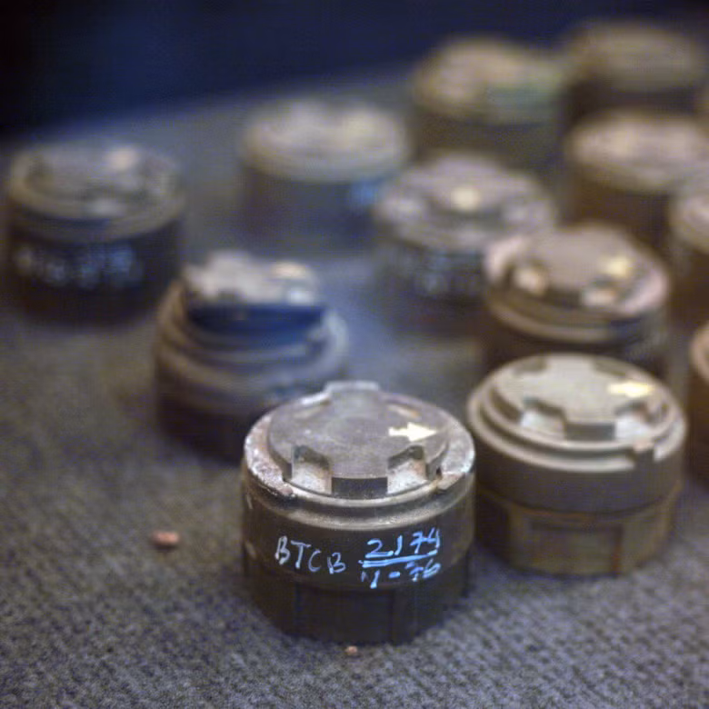  Mìn vỏ nhựa M14. 