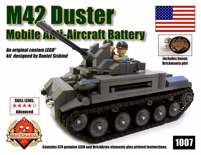 M42 Duster là một mẫu xe tăng hạng nhẹ chuyên dùng để phòng không của Mỹ. Khi tham chiến ở Việt Nam, chúng trở thành vũ khí lợi hại để tấn công các mục tiêu mặt đất không trang bị giáp của đối phương.