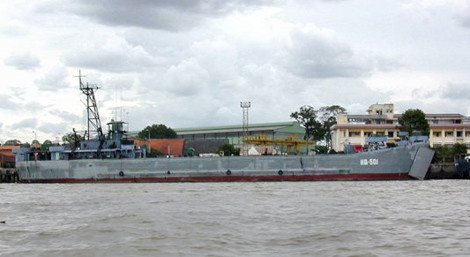 Tàu đổ bộ lớn nhất Hải quân Nhân dân Việt Nam HQ-501 do Mỹ chế tạo.