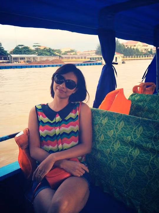 Hình ảnh đời thường của hot girl cờ tướng Phạm Thu Hà.