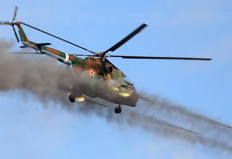 Biến thể Mi-8AMTSh có thể mang hỏa lực tương đương trực thăng tấn công chuyên nghiệp.