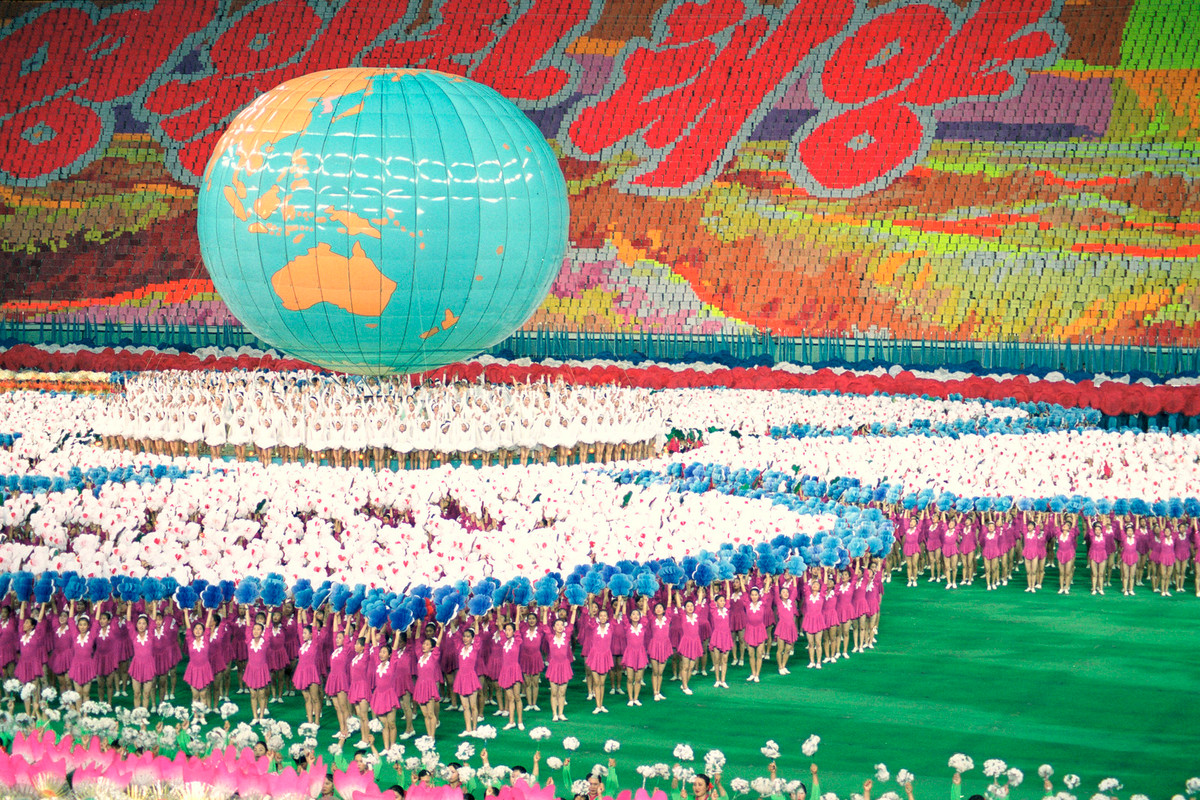 Một hình ảnh khác về màn đồng diễn ấn tượng bậc nhất thế giới.