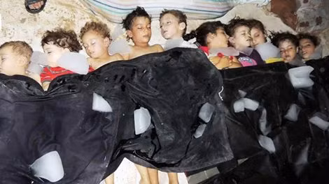 Nhiều trẻ em Syria là nạn nhân của vụ tấn công hóa học hôm 21/8 ở ngoại ô Damascus.