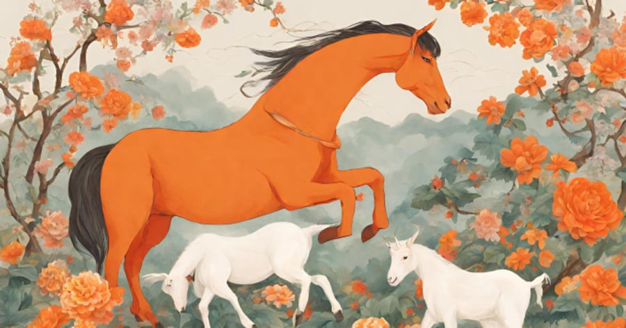 Cả hai tạo nên cặp đôi vừa “trường thọ”, vừa “nhiều tiền”, đường con cái cũng phát lộc. Khi bước vào hôn nhân người tuổi Ngọ và người tuổi Mùi sẽ tạo dựng được nhiều thành tựu, cũng gây dựng được khối tài sản lớn, sớm giàu sang phú quý.