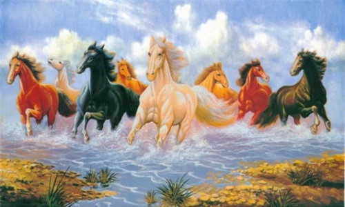 Trường hợp gia chủ cầm tinh con trâu và con chuột cũng không hợp với ngựa, nên tránh treo tranh Mã đáo thành công.