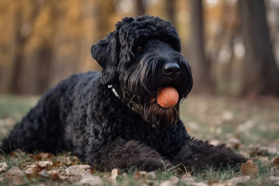 Người ta đặt tên cho nó là Black Russian Terrier, sở hữu chiều cao khoảng 64 – 74cm và cân nặng ở mức 36 - 65kg. Năm 2004, Hiệp hội Chó giống Mỹ đã chính thức công nhận giống chó này.
