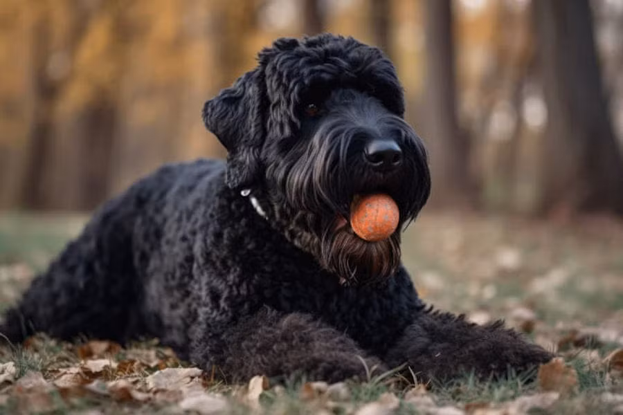 Người ta đặt tên cho nó là Black Russian Terrier, sở hữu chiều cao khoảng 64 – 74cm và cân nặng ở mức 36 - 65kg. Năm 2004, Hiệp hội Chó giống Mỹ đã chính thức công nhận giống chó này.