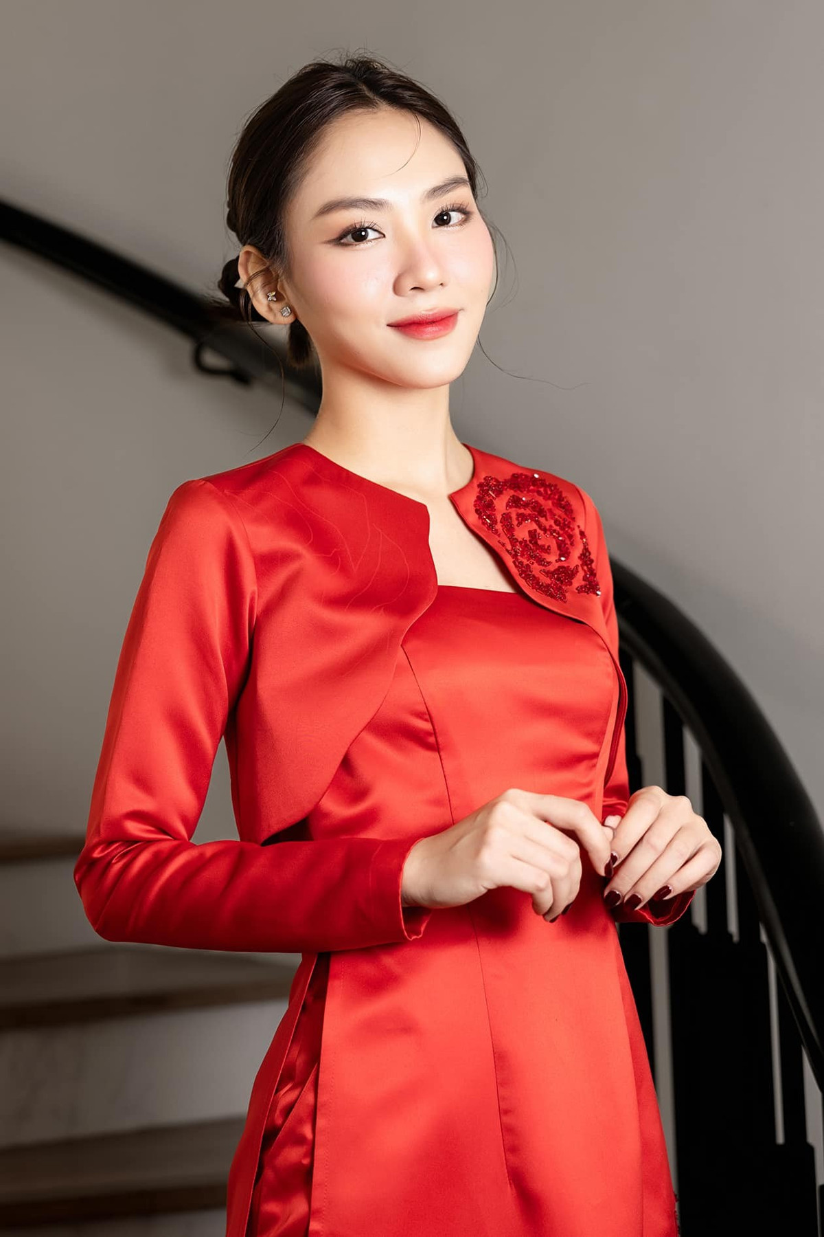 Hoa hau Tieu Vy, Thanh Thuy mac ao dai du xuan-Hinh-12