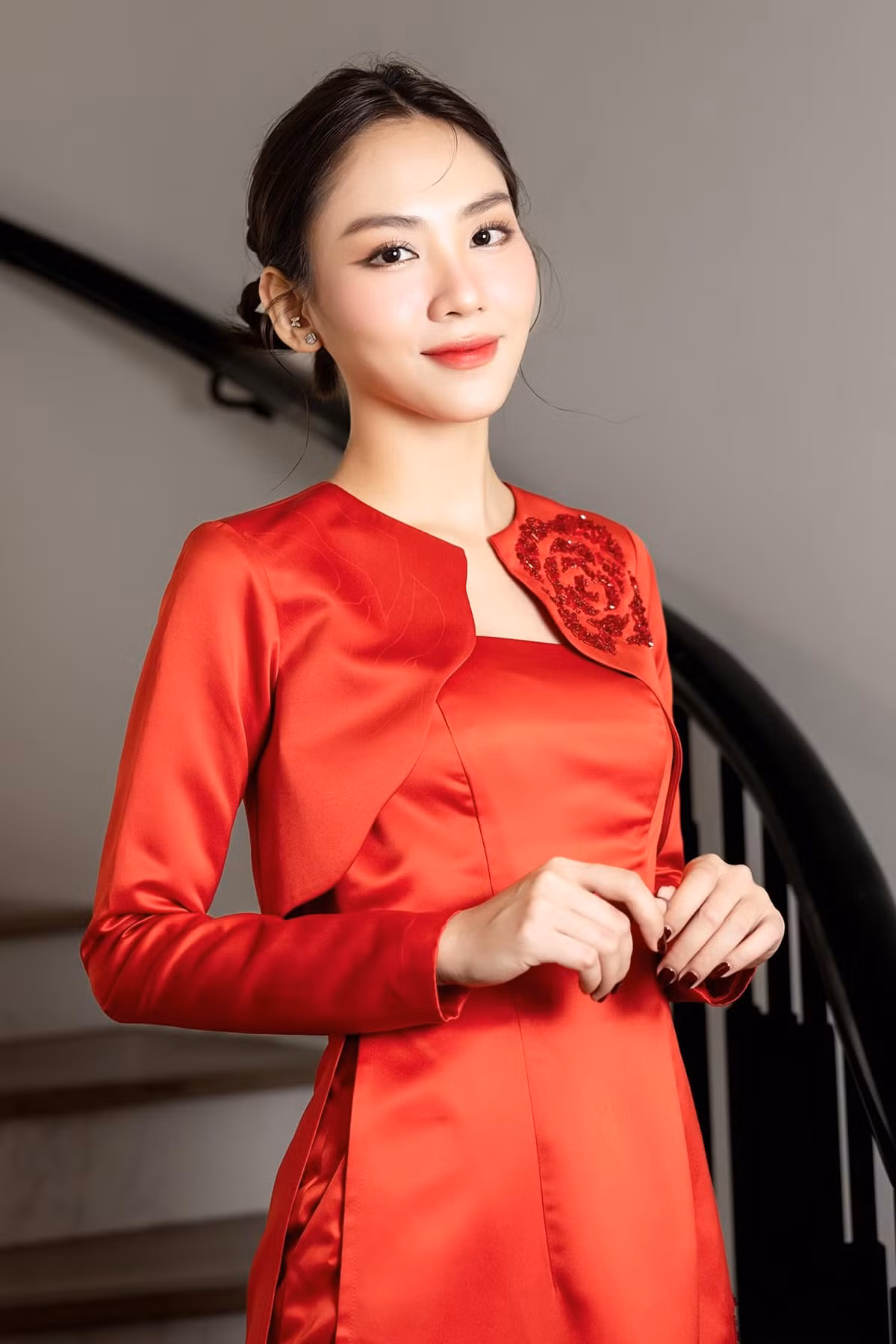 Hoa hau Tieu Vy, Thanh Thuy mac ao dai du xuan-Hinh-12