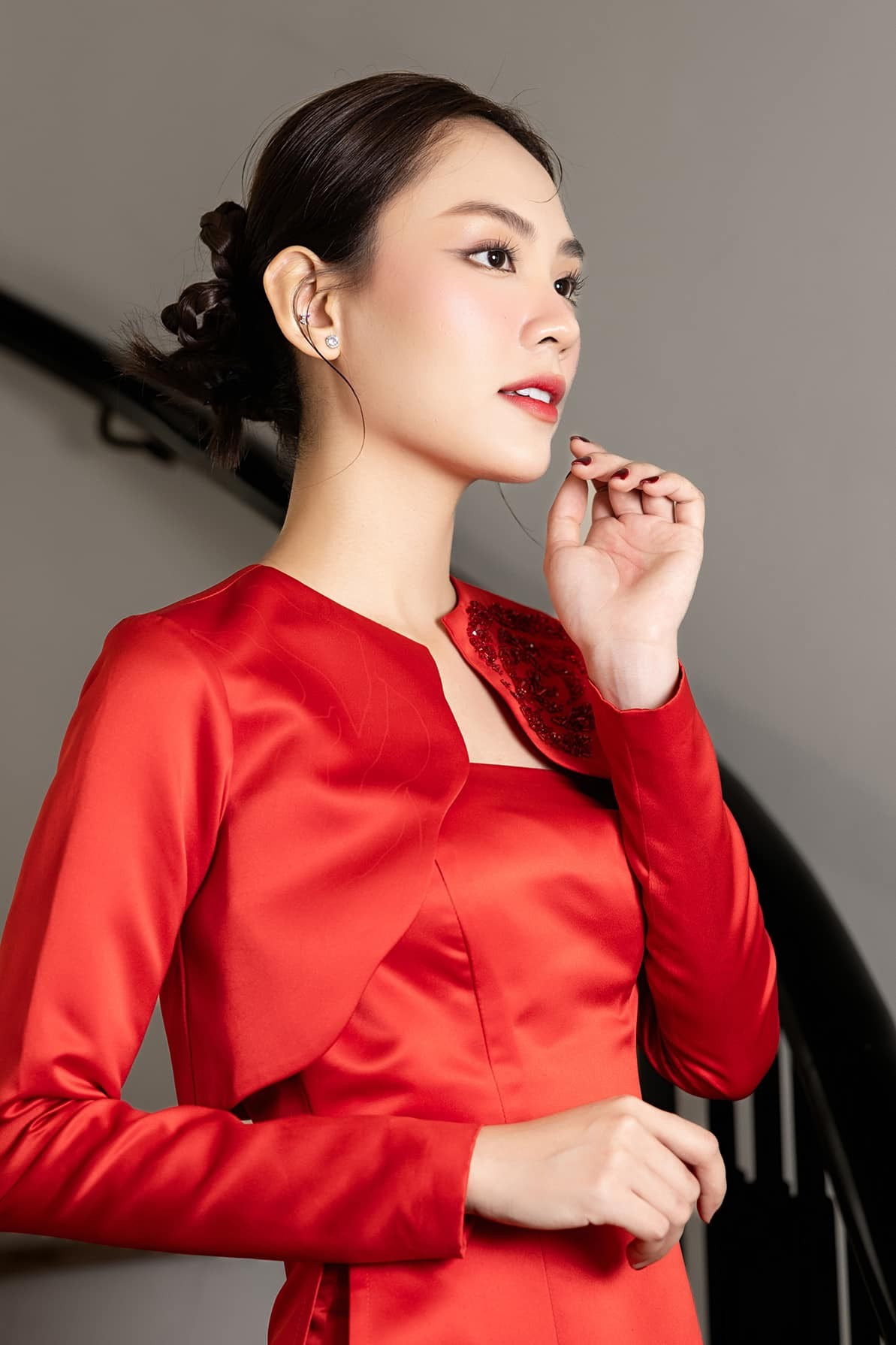 Hoa hau Tieu Vy, Thanh Thuy mac ao dai du xuan-Hinh-11