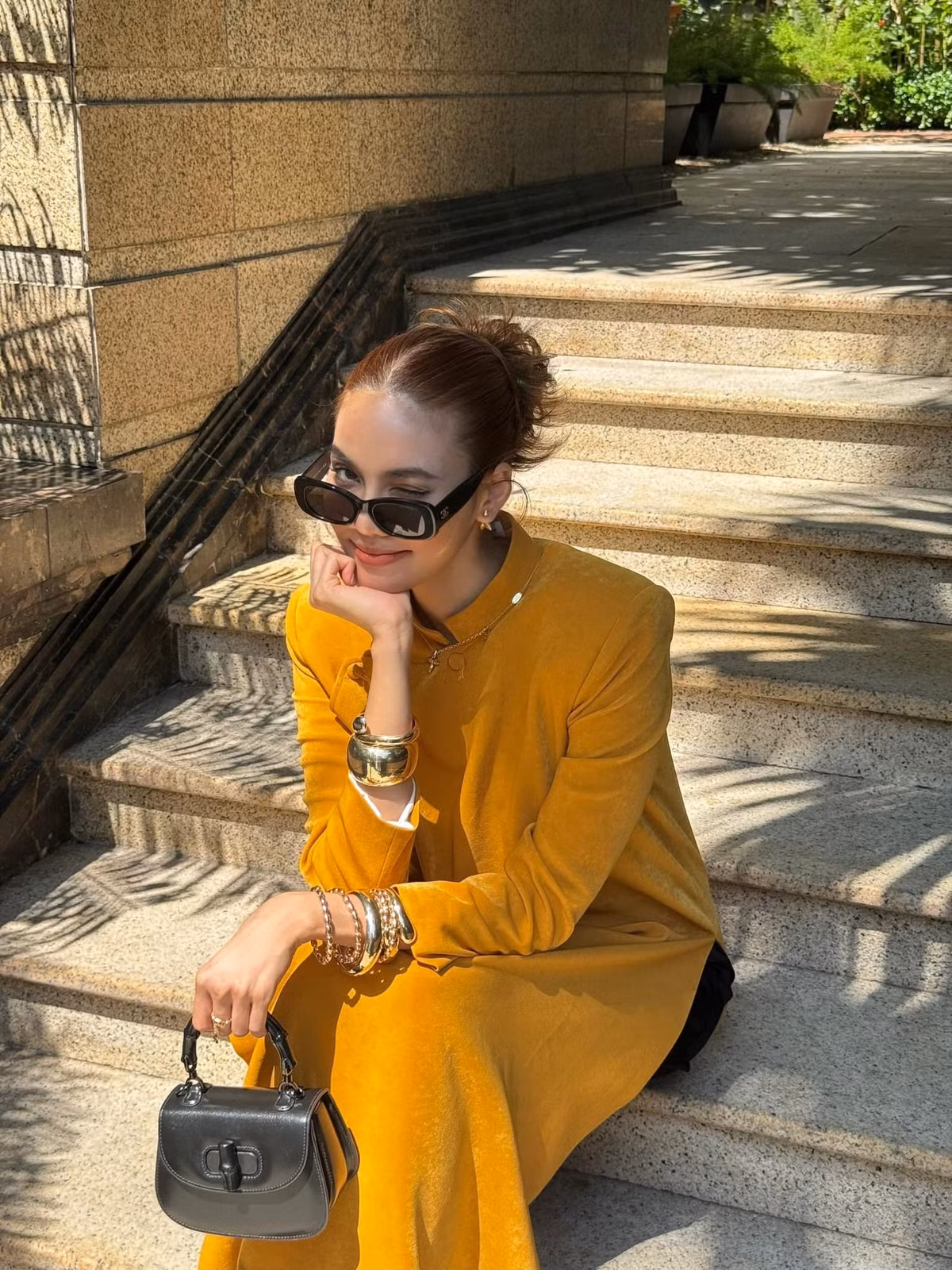 Hoa hau Tieu Vy, Thanh Thuy mac ao dai du xuan-Hinh-17