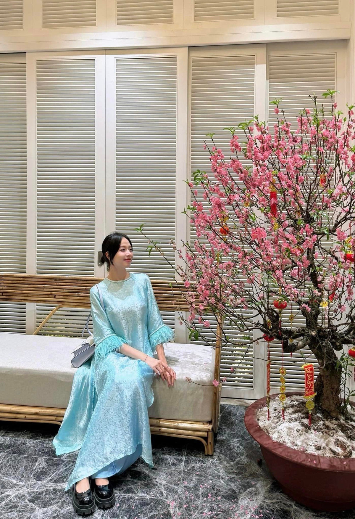 Hoa hau Tieu Vy, Thanh Thuy mac ao dai du xuan-Hinh-4