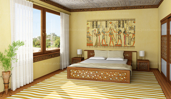 Các đồ vật tránh lạm dụng tại không gian này có thể kể đến, như: Các thiết bị điện, công nghệ (TV, dàn Karaoke, loa, điện thoại thông minh…); Gương xung chiếu giường ngủ; Các vật phẩm tôn giáo, tâm linh hay phong thủy cầu tài; Bể cá kích thước lớn; Tủ kích thước lớn hay bàn làm việc… 