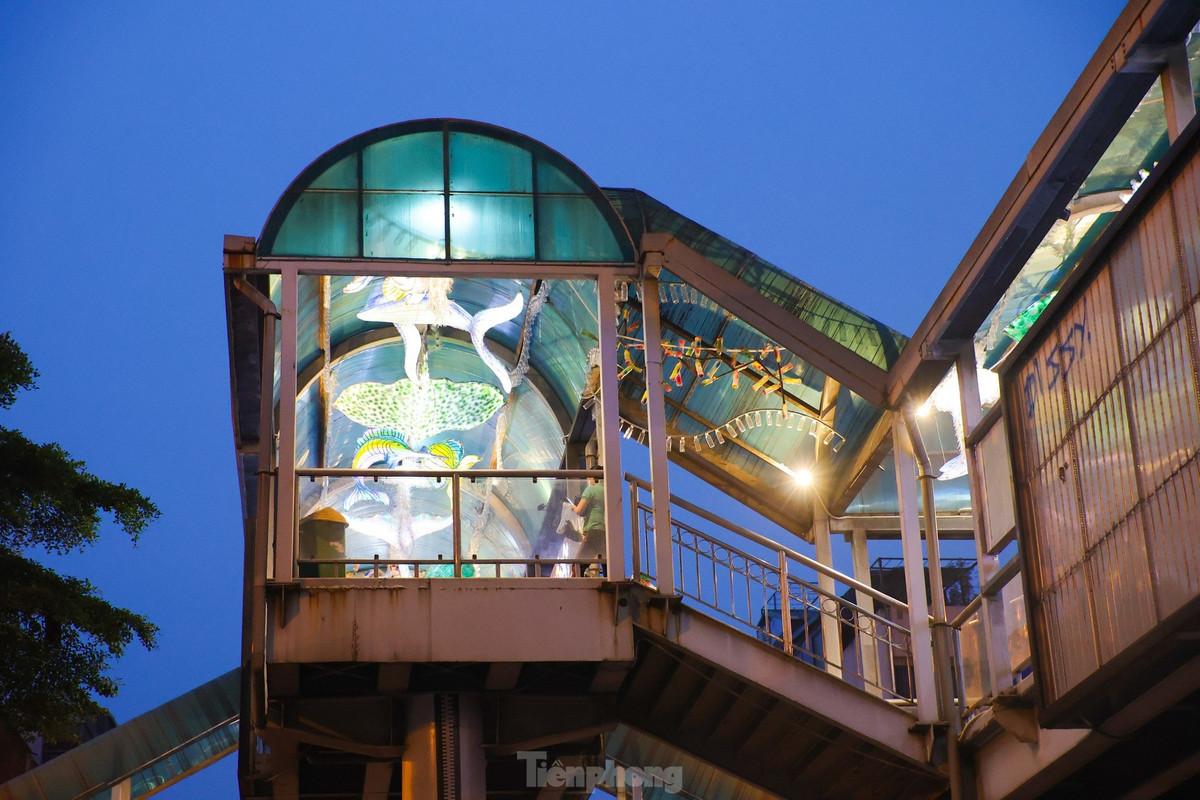 Chị Hoàng Thùy Trang (quận Hoàn Kiếm, Hà Nội) cho biết, ngày nào chị cũng đi bộ qua đây, thấy cây cầu đi bộ được trang trí đẹp, sinh động khiến chị rất hào hứng. Chị Trang mong rằng sẽ có thêm nhiều cây cầu đi bộ khác học hỏi mô hình cầu bộ trên phố Trần Nhật Duật. Dịp nghỉ lễ 30/4-1/5, chị Trang sẽ đưa các con của mình tới đây để dạo chơi và chụp ảnh.