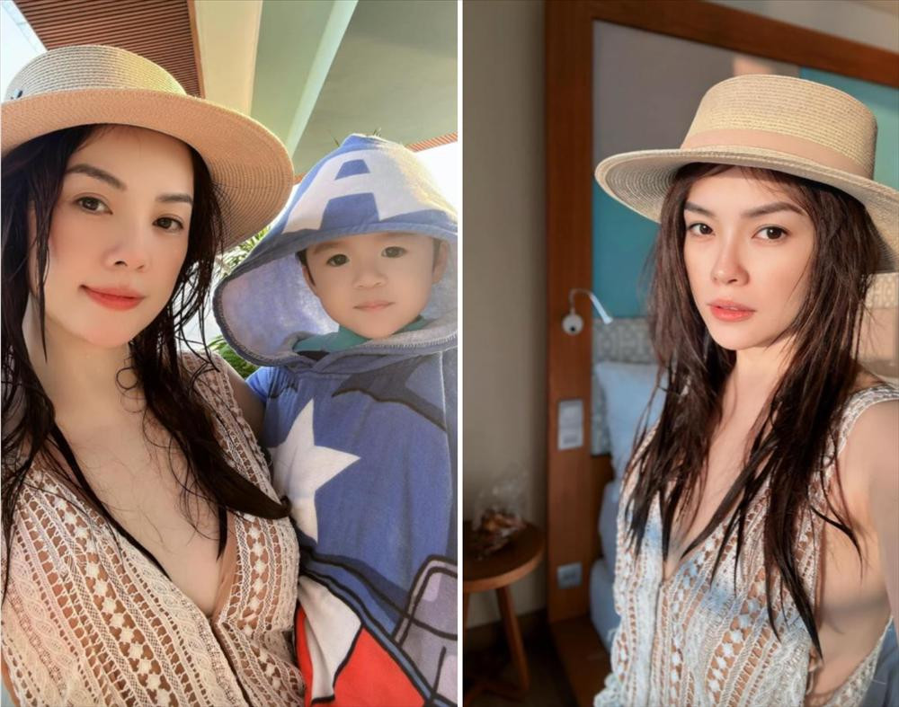 Duong Cam Lynh dien bikini khoe body sau hon 1 nam vo no-Hinh-5