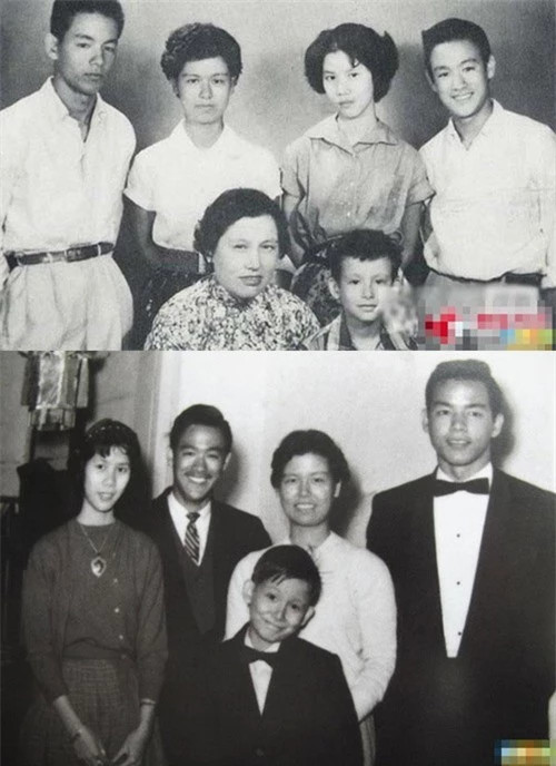 ý Tiểu Long cùng gia đình.