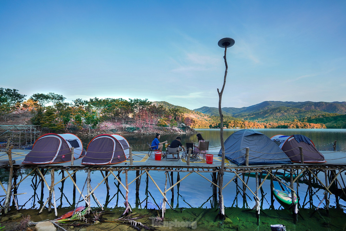 Yên ả buổi bình minh trên đảo Du Mục.