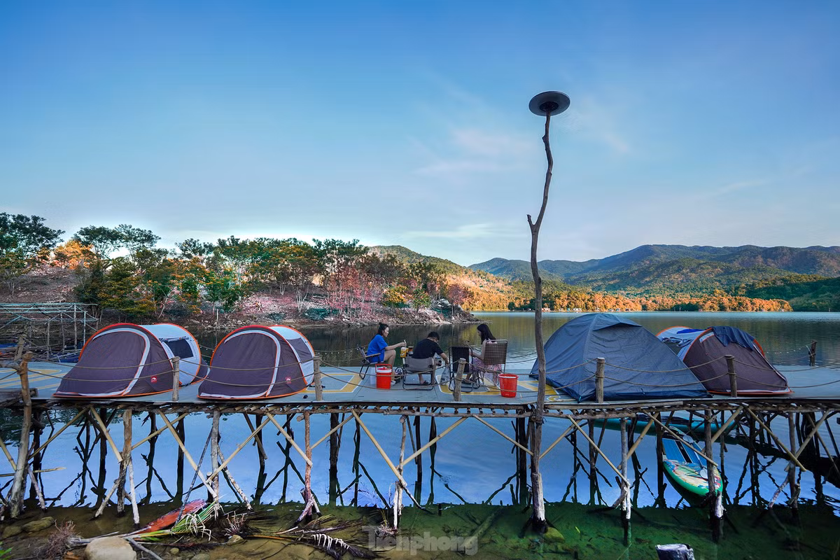 Yên ả buổi bình minh trên đảo Du Mục.