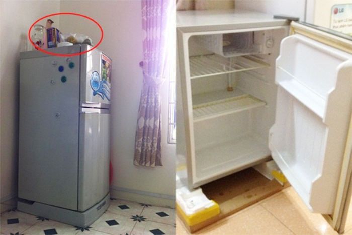  Kị để tủ lạnh trống: Như đã nói, tủ lạnh được xem như hòm chứa của cải. Nhiều người tin rằng, khi tủ lạnh luôn được lấp đầy, thì sự giàu có và phú quý sẽ được thu hút, phát triển mạnh mẽ trong gia đình. 